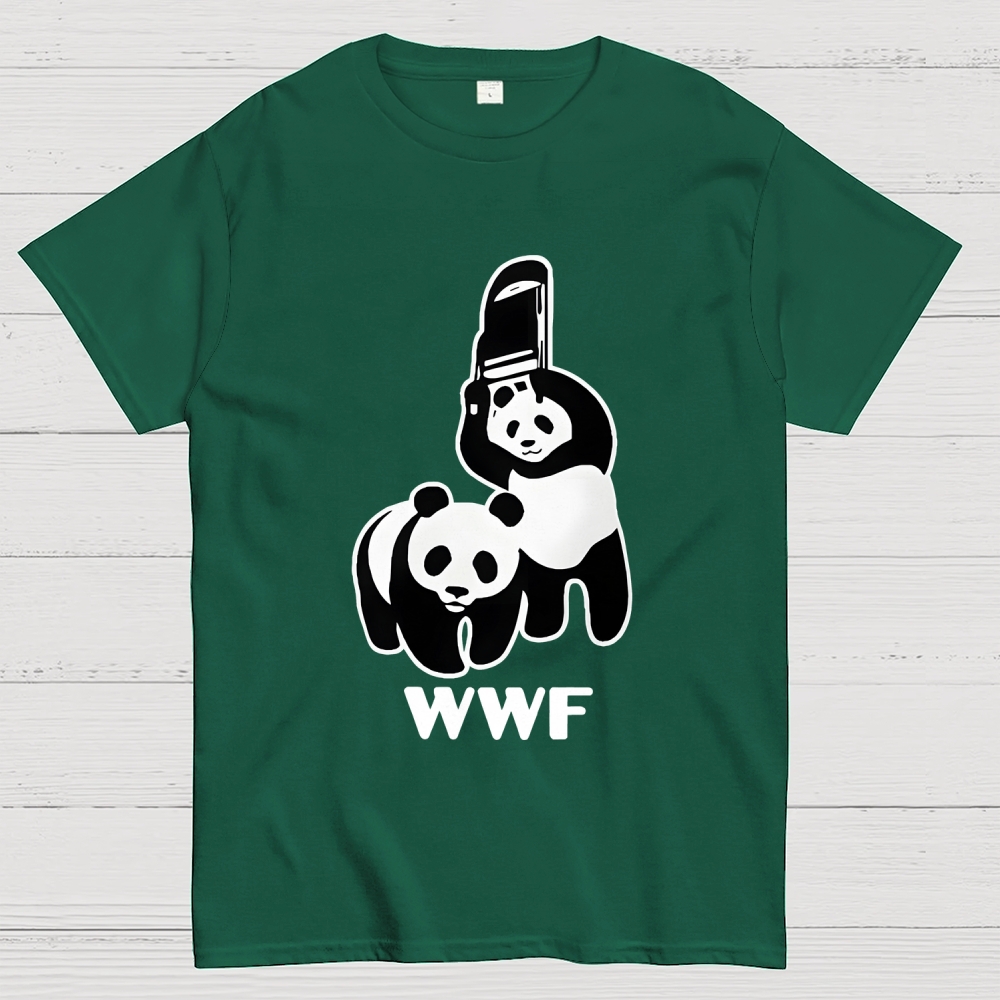 WWF Panda Funny Geek T-Shirt