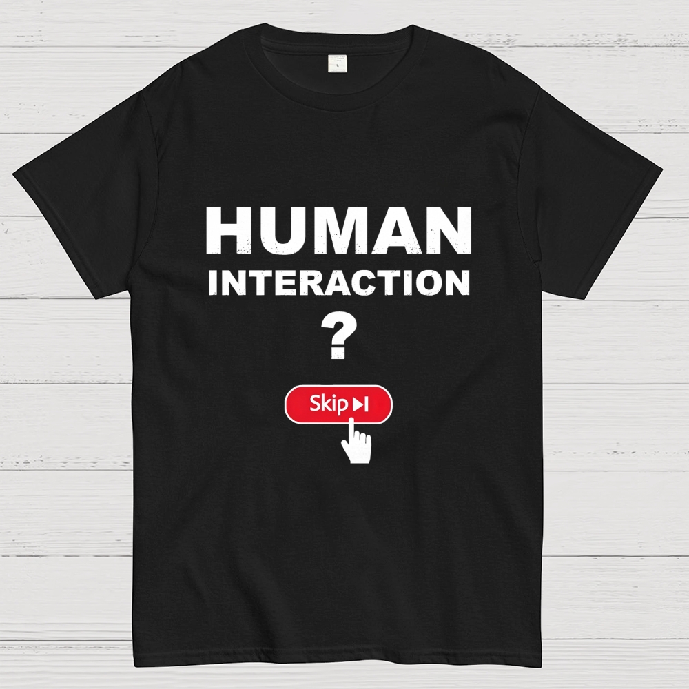 Human Interaction Skip Geek T-Shirt