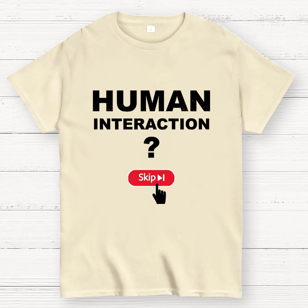 Human Interaction Skip Geek T-Shirt