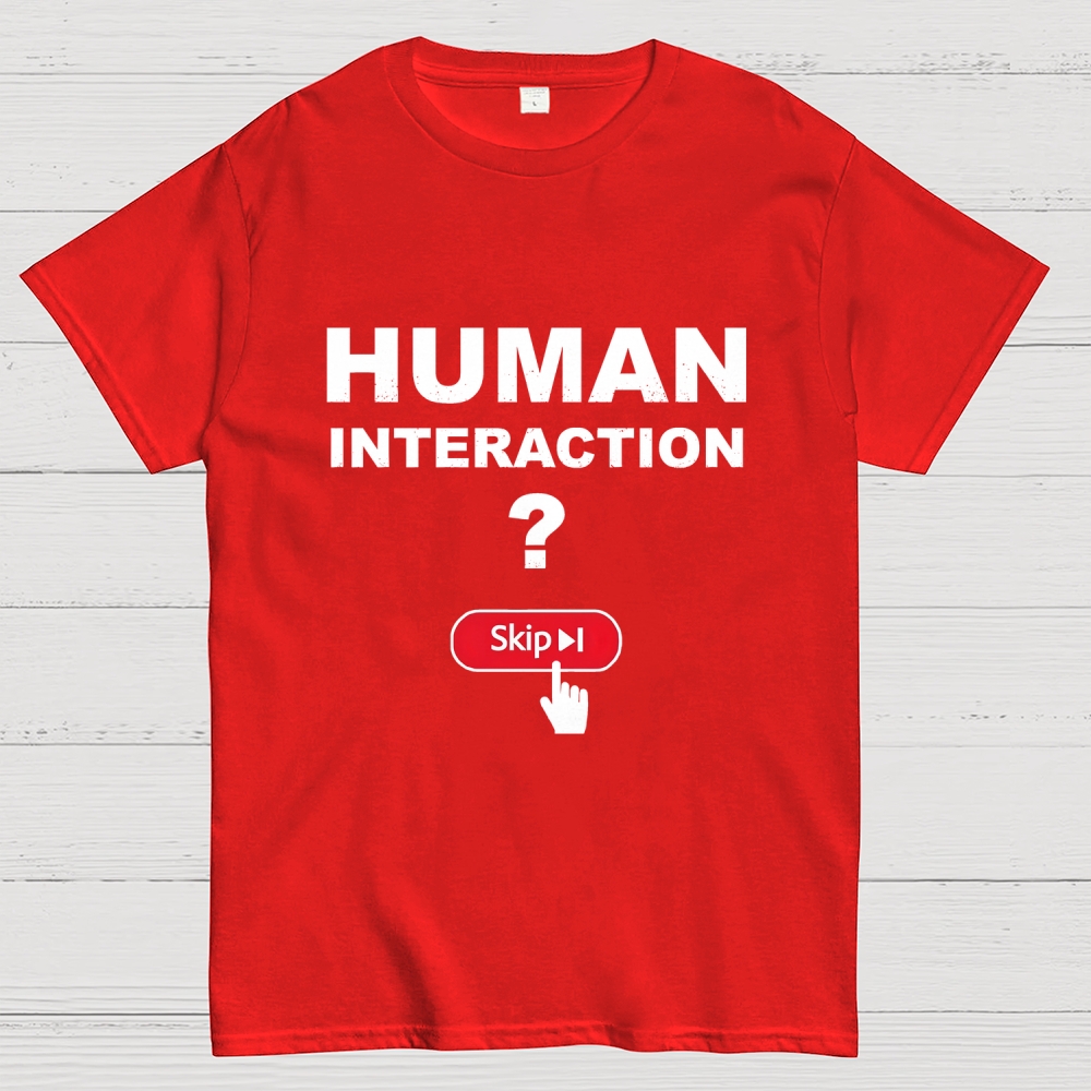 Human Interaction Skip Geek T-Shirt