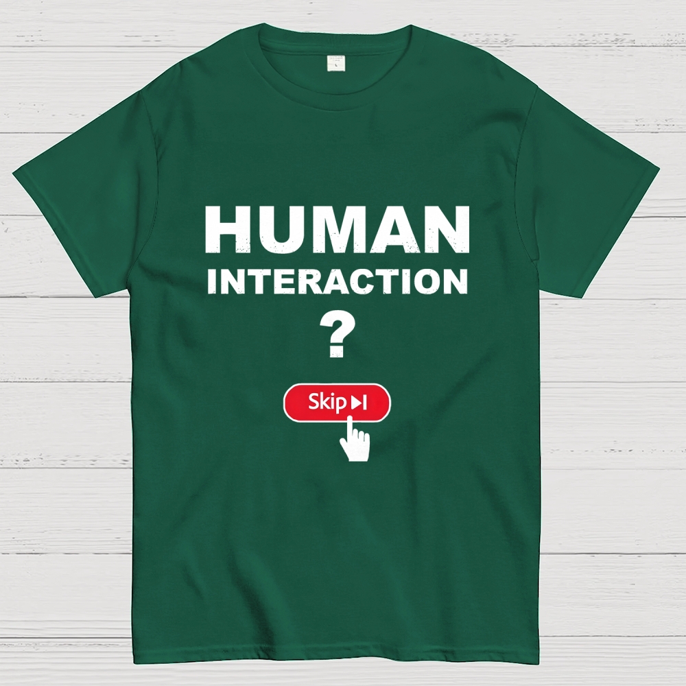 Human Interaction Skip Geek T-Shirt