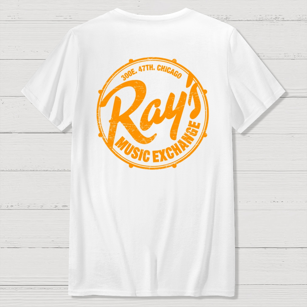 Ray’s Music Exchange Unisex Front And Back Printing Geek T-Shirt