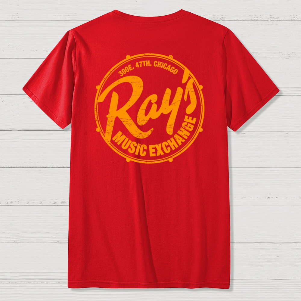 Ray’s Music Exchange Unisex Front And Back Printing Geek T-Shirt