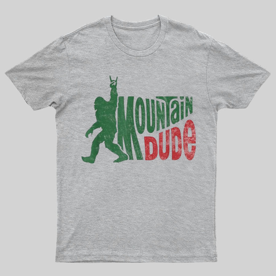 Mountain Dude Geeky T-Shirt