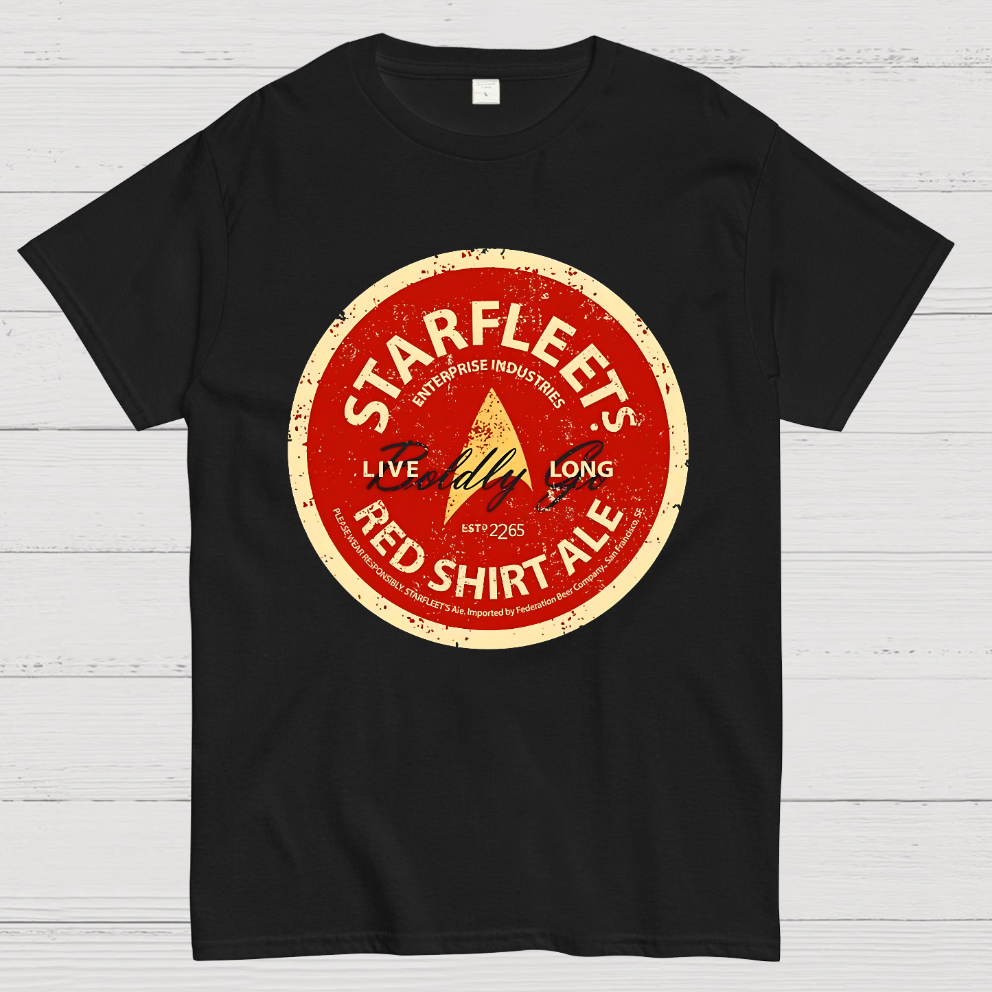 Starfleet's Red Shirt Ale Geek T-Shirt