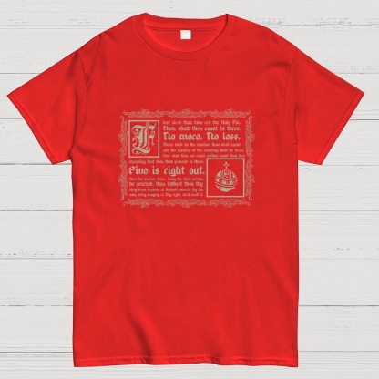 Consult the Book of Armaments Geek T-Shirt