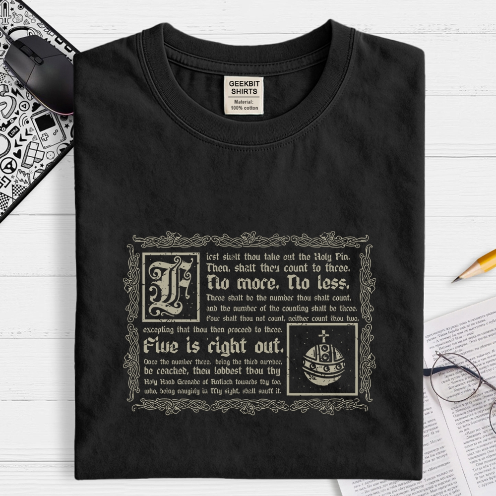 Consult the Book of Armaments Geek T-Shirt