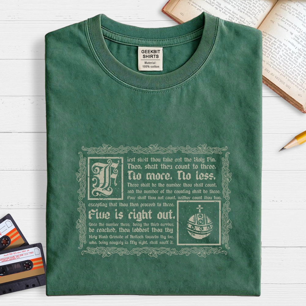 Consult the Book of Armaments Geek T-Shirt