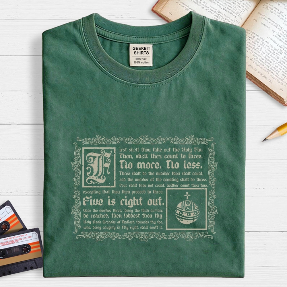 Consult the Book of Armaments Geek T-Shirt