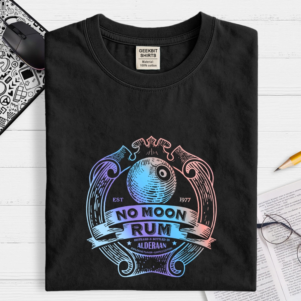 No Moon Rum Geek T-Shirt