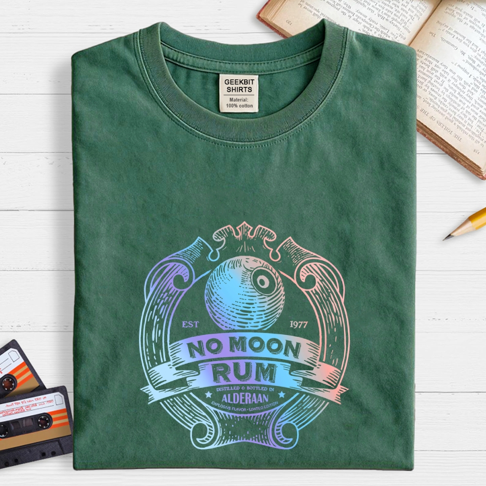No Moon Rum Geek T-Shirt
