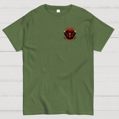 Buffalo Bill's Body Lotion Horror Halloween Front And Back Printing Geek T-Shirt
