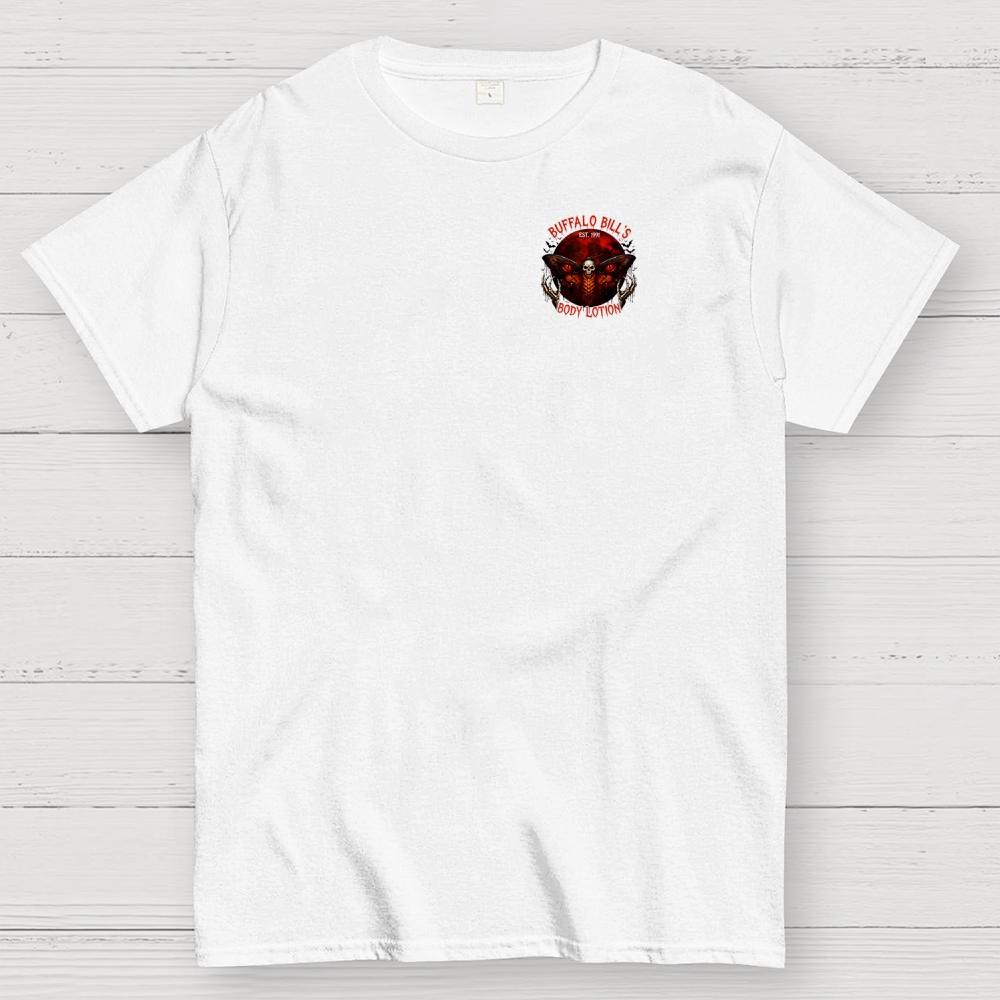 Buffalo Bill's Body Lotion Horror Halloween Front And Back Printing Geek T-Shirt