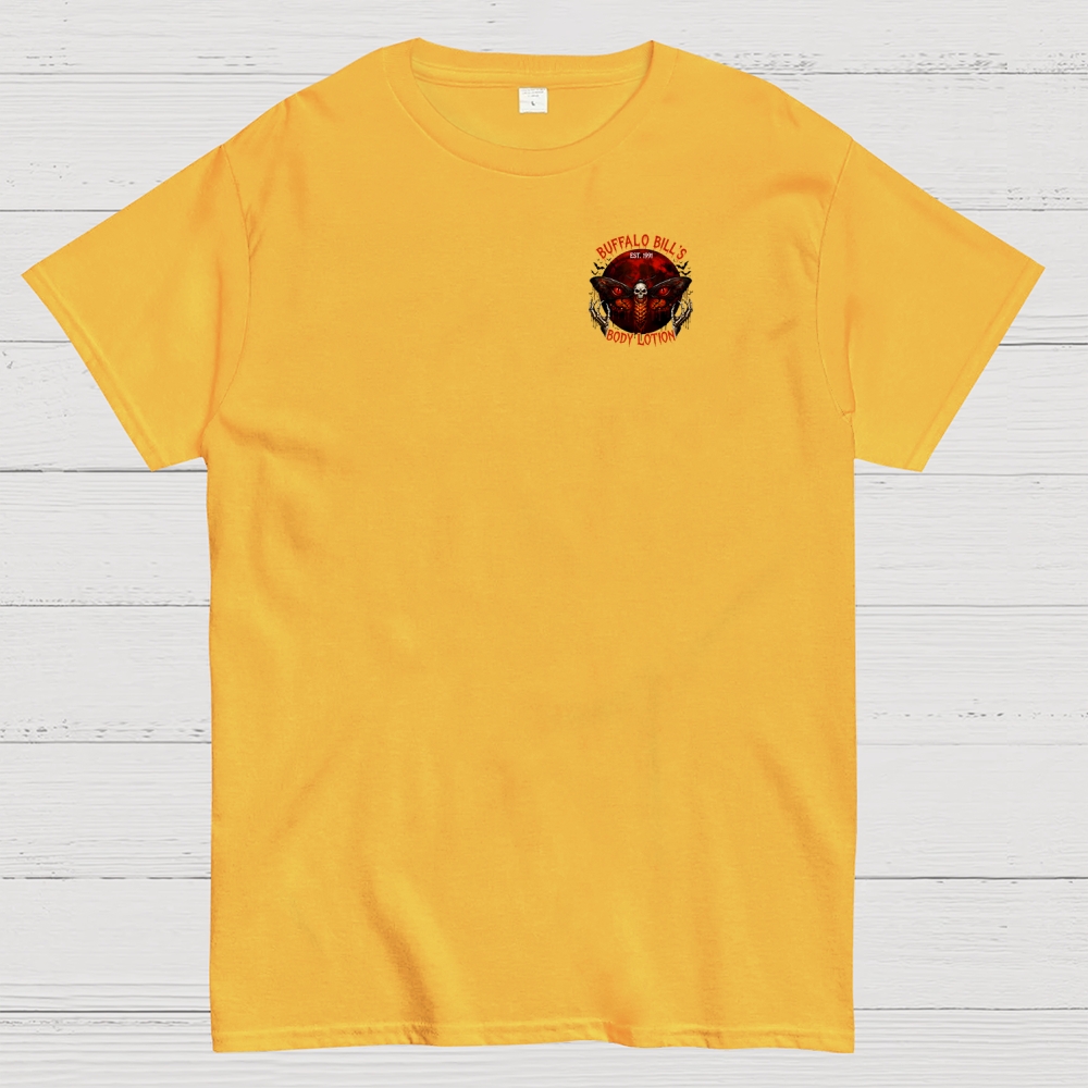 Buffalo Bill's Body Lotion Horror Halloween Front And Back Printing Geek T-Shirt