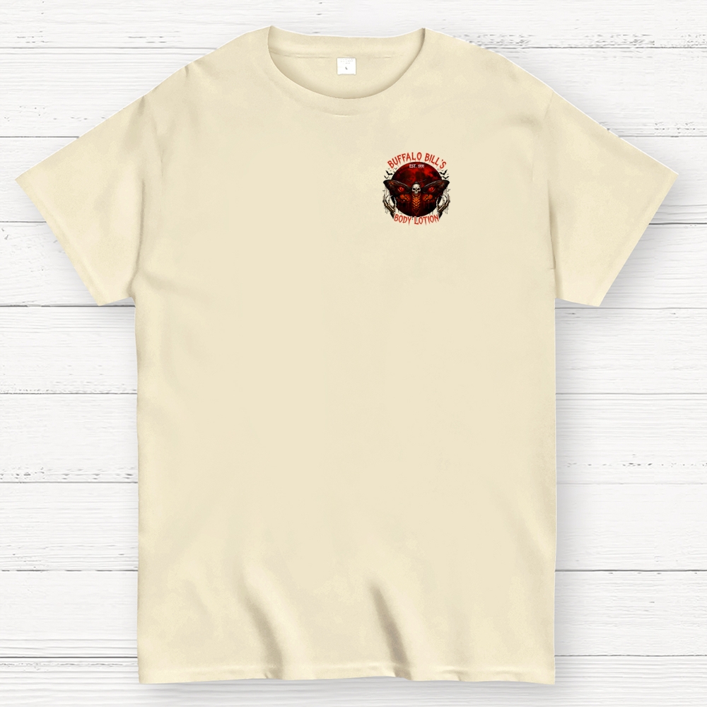 Buffalo Bill's Body Lotion Horror Halloween Front And Back Printing Geek T-Shirt