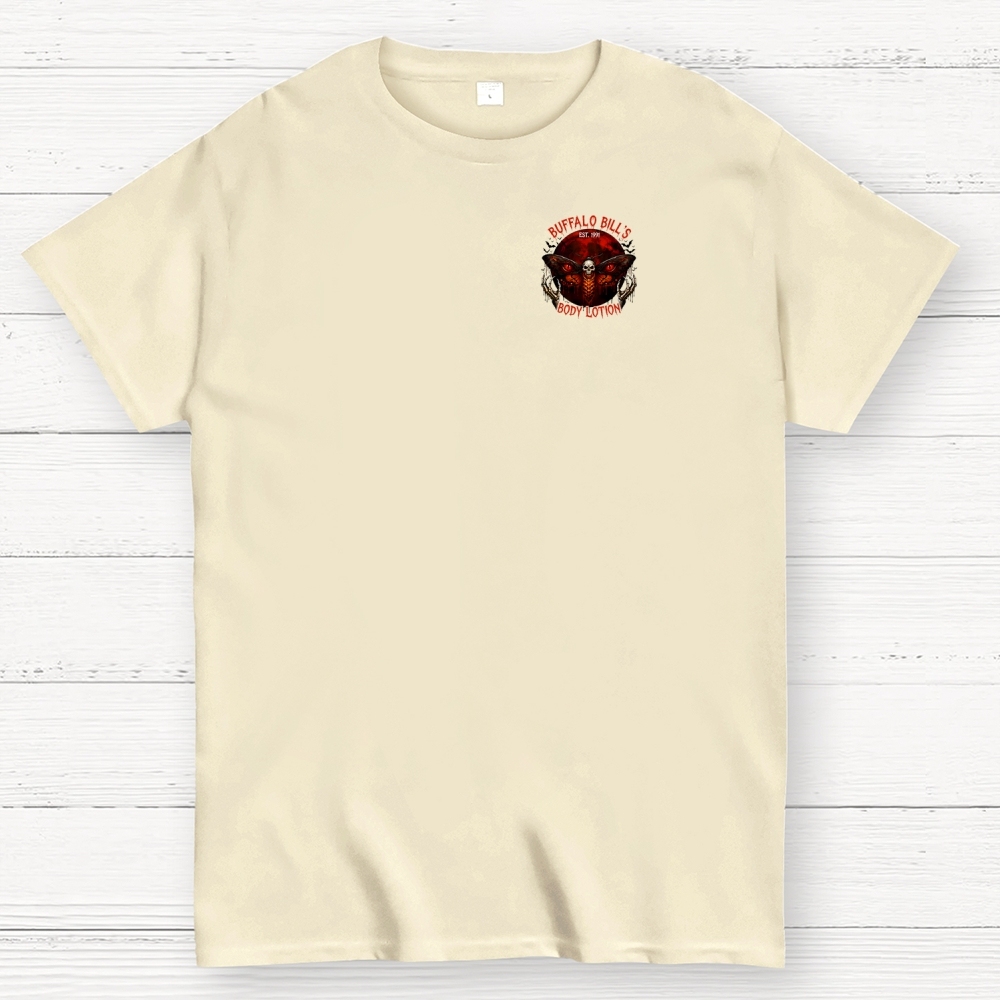 Buffalo Bill's Body Lotion Horror Halloween Front And Back Printing Geek T-Shirt