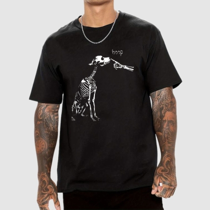 Dog Skeleton Geek T-Shirt
