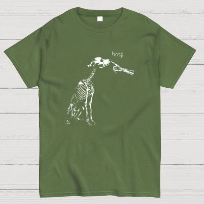 Dog Skeleton Geek T-Shirt