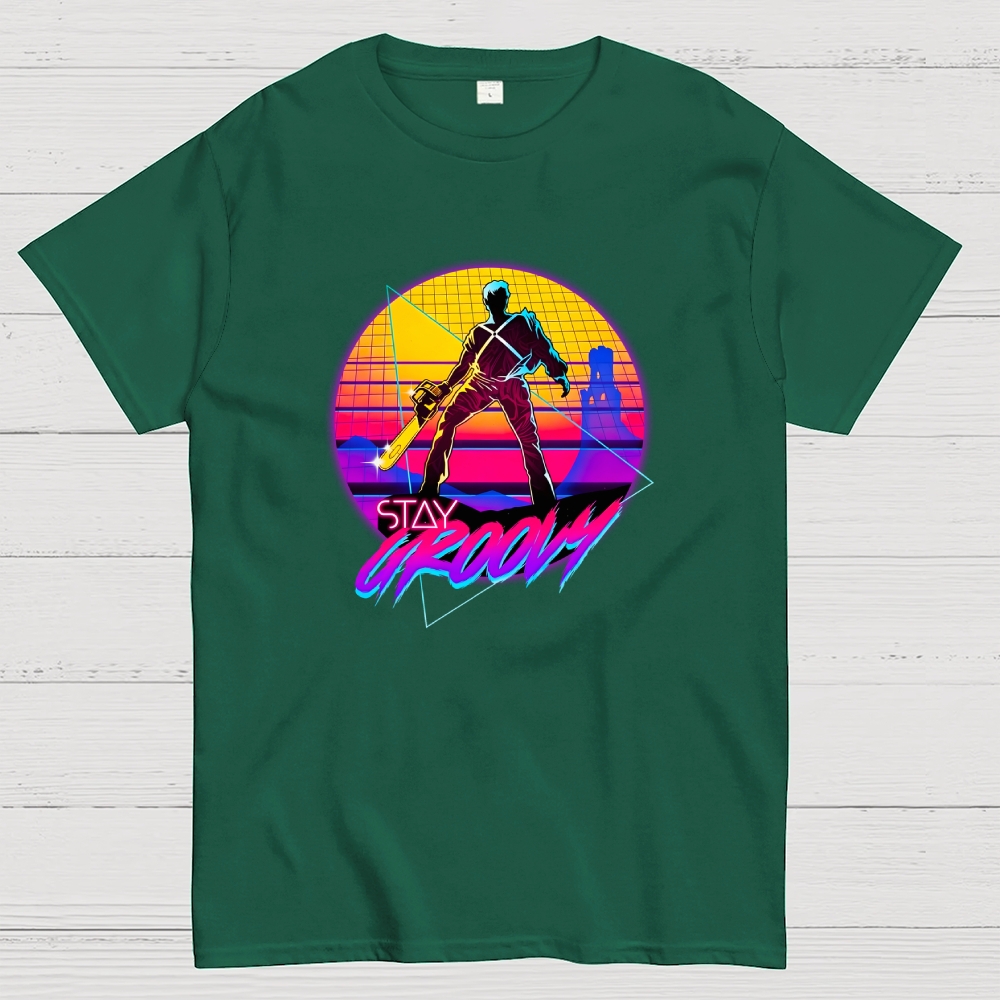 Stay Groovy Cyberpunk Geek T-Shirt