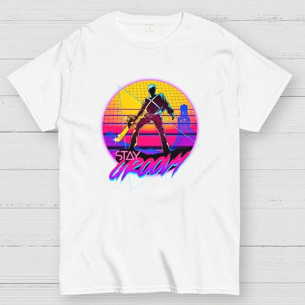 Stay Groovy Cyberpunk Geek T-Shirt