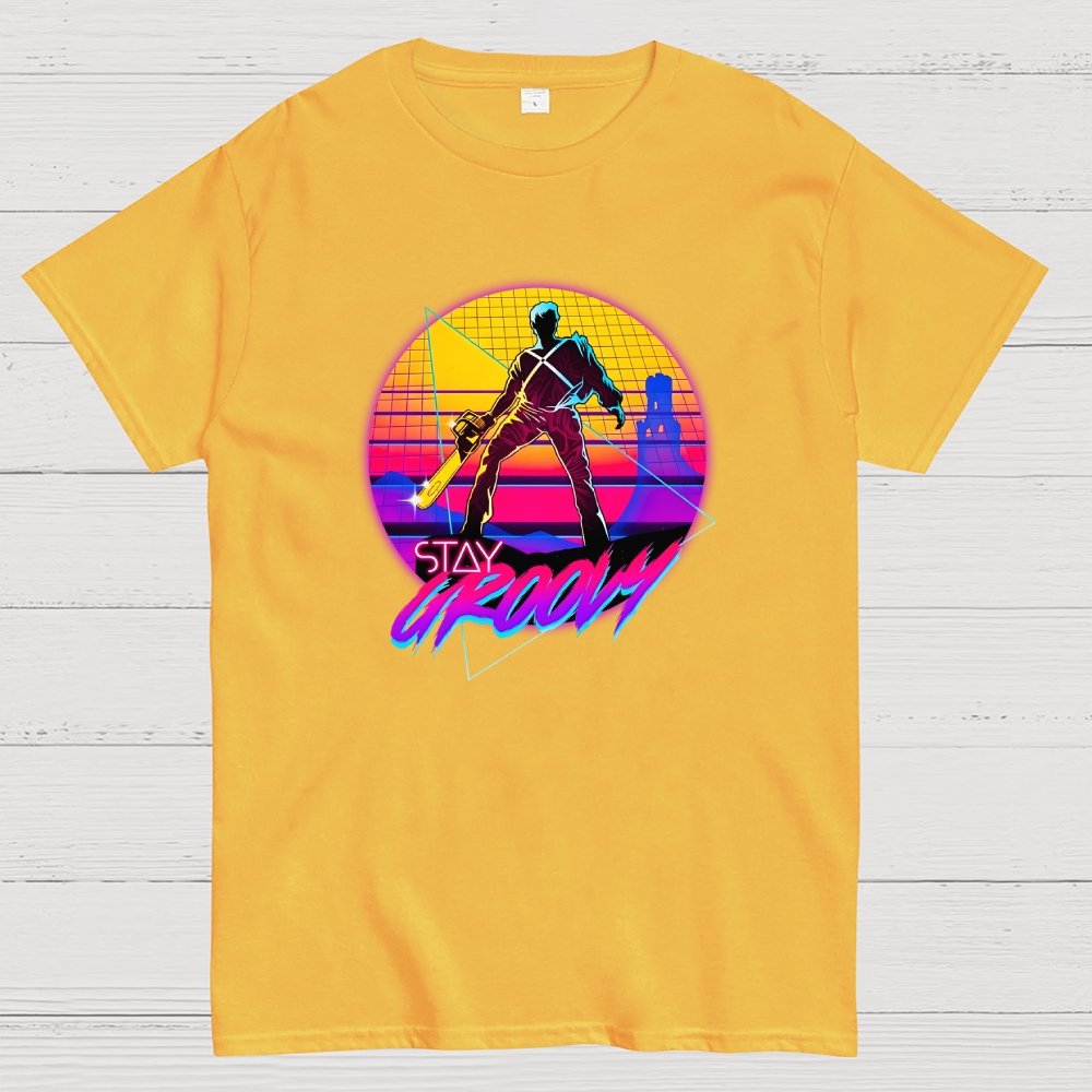 Stay Groovy Cyberpunk Geek T-Shirt