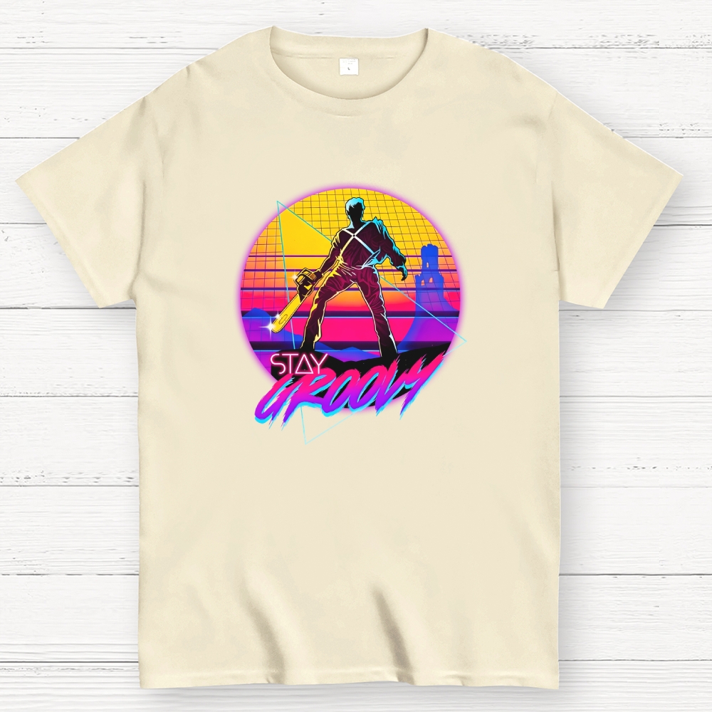 Stay Groovy Cyberpunk Geek T-Shirt