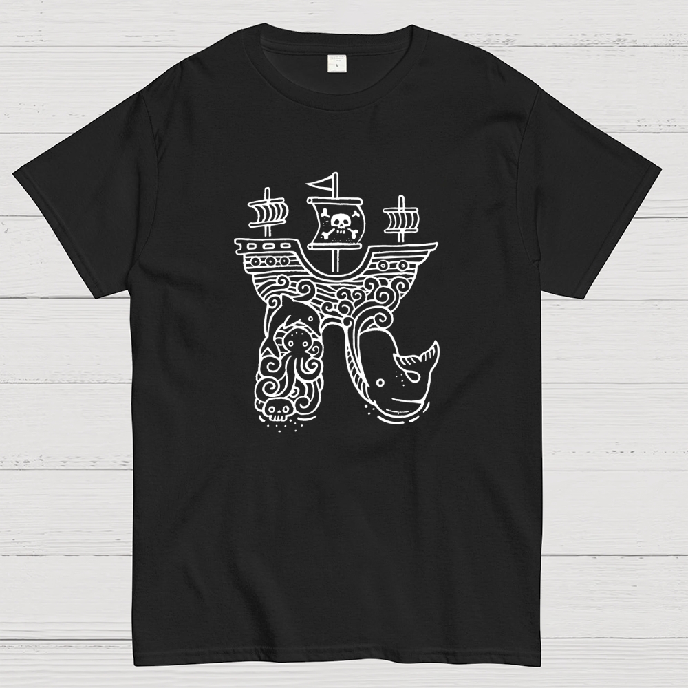 Pi-rate Ship Geek T-Shirt