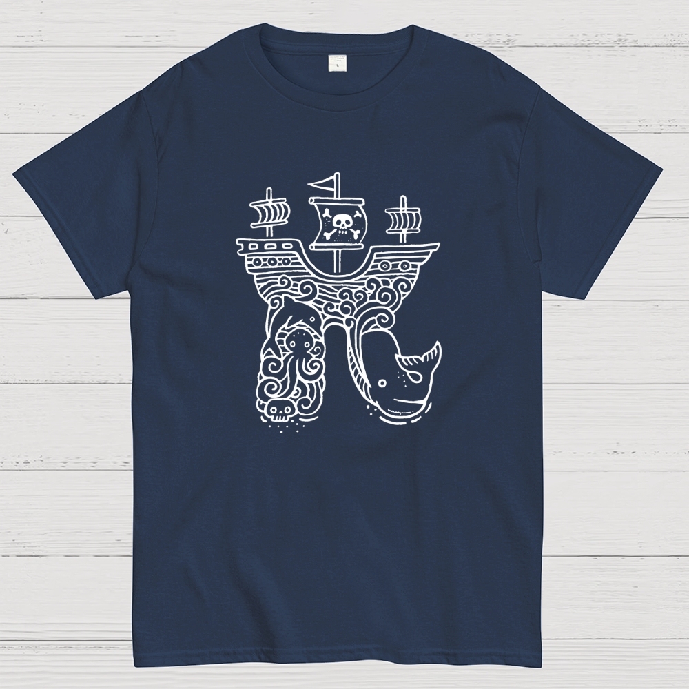 Pi-rate Ship Geek T-Shirt