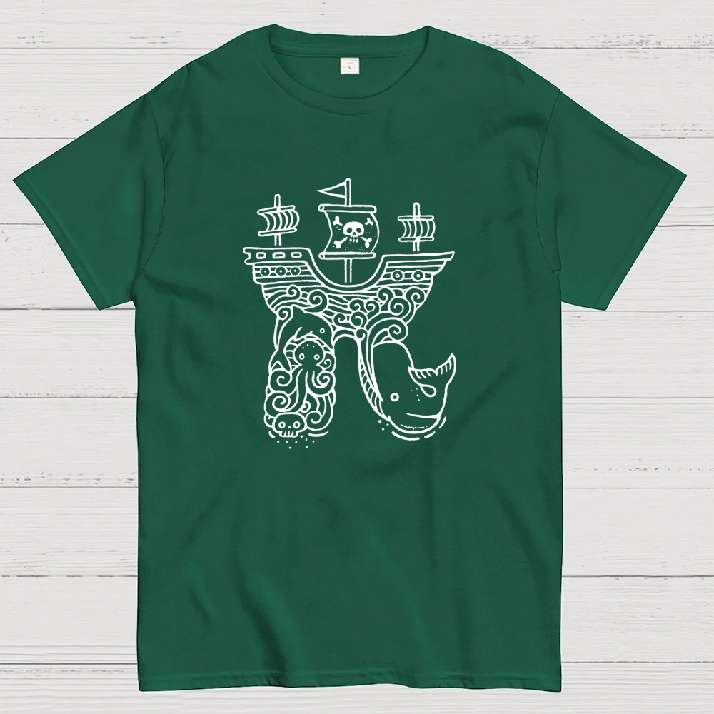 Pi-rate Ship Geek T-Shirt