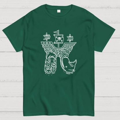 Pi-rate Ship Geek T-Shirt