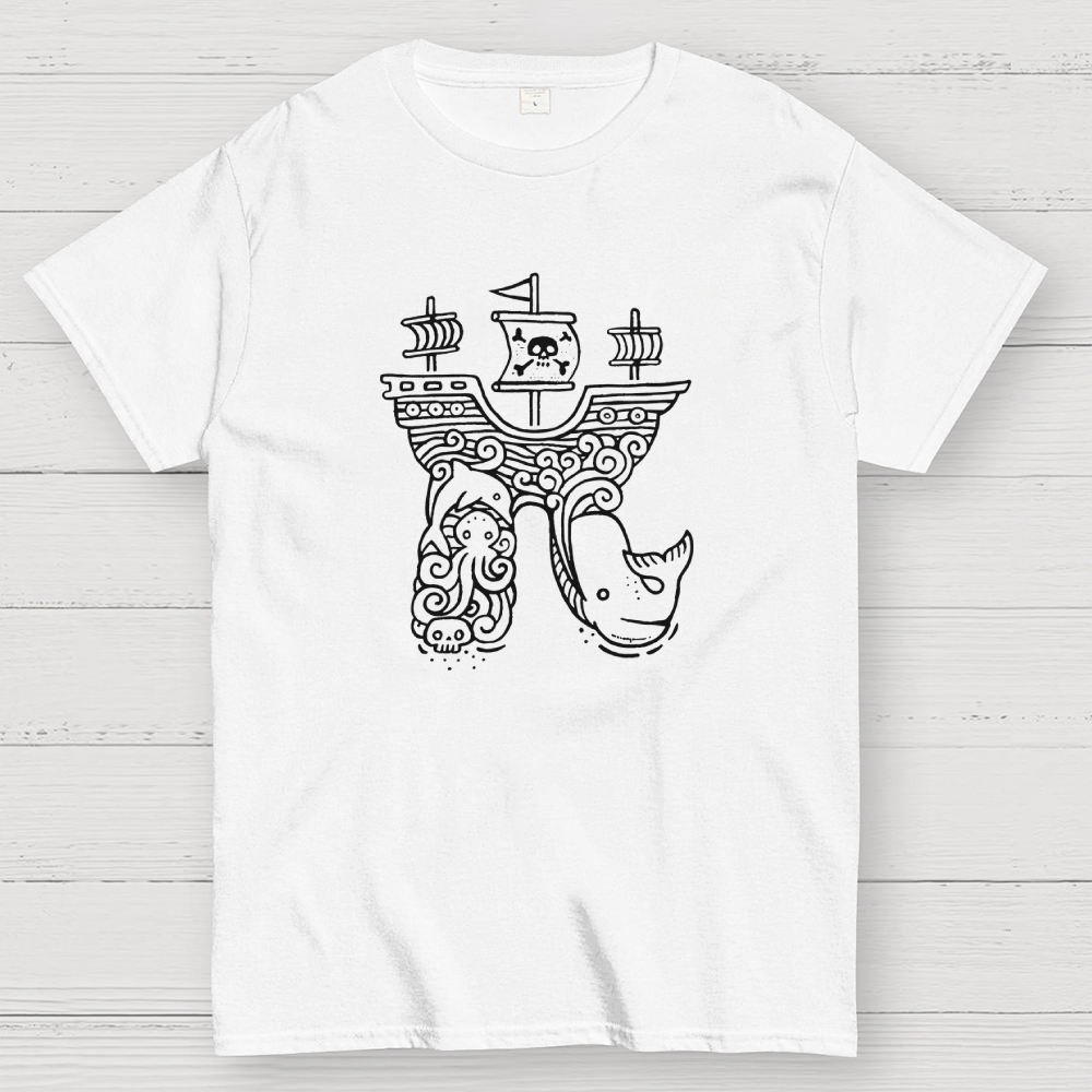 Pi-rate Ship Geek T-Shirt