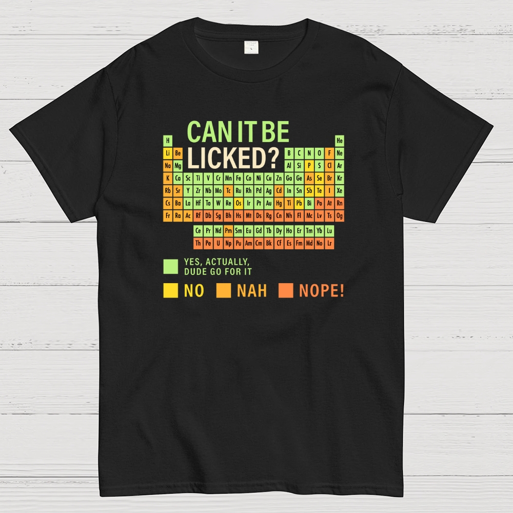 Can It Be Licked? Geek T-Shirt