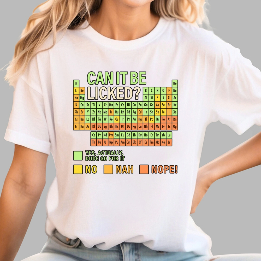 Can It Be Licked? Geek T-Shirt