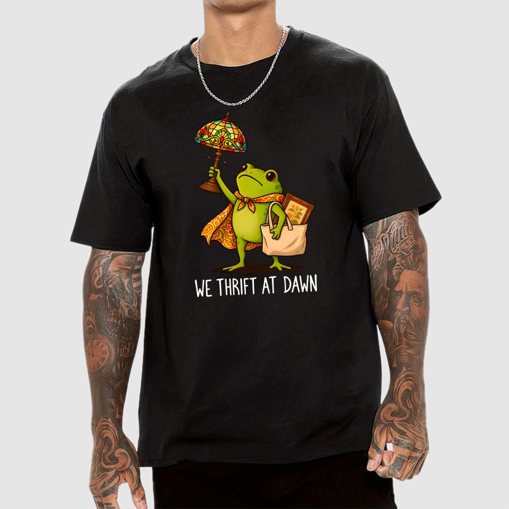 We Thrift At Dawn Geek T-Shirt