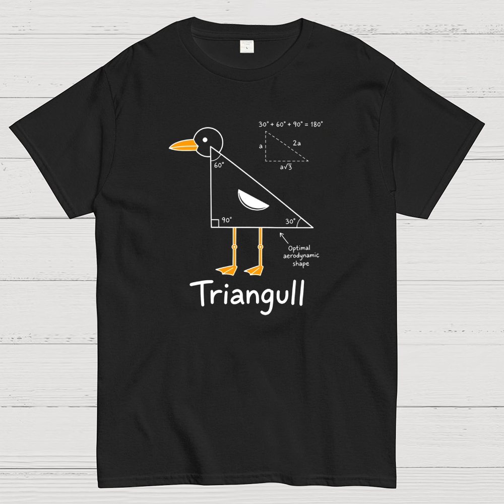 Triangull Geometry Seagull Geek T-Shirt