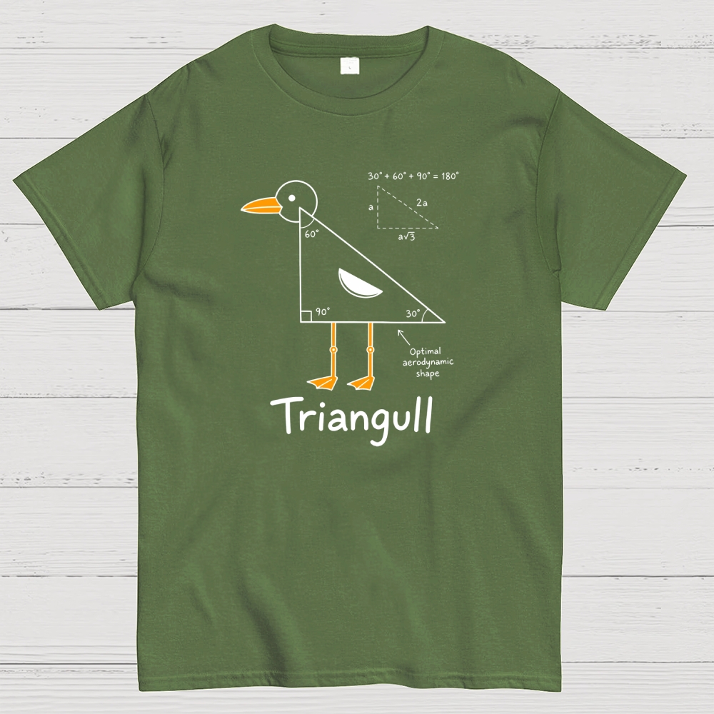 Triangull Geometry Seagull Geek T-Shirt