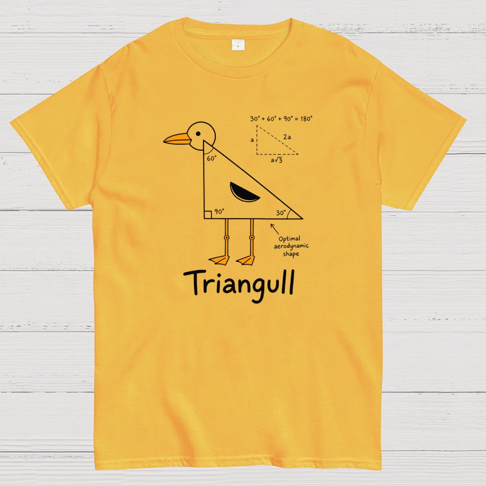 Triangull Geometry Seagull Geek T-Shirt