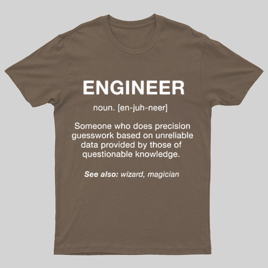 Engineer Noun - Engineering Shirt - Funny Engineer Job Shirt
