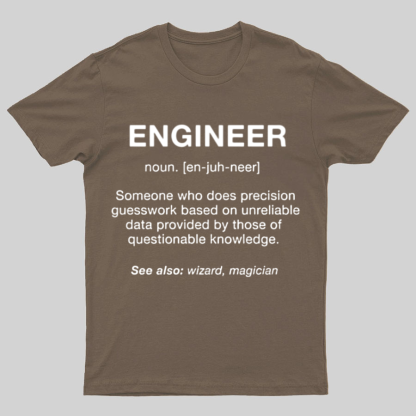 Engineer Noun - Engineering Shirt - Funny Engineer Job Shirt