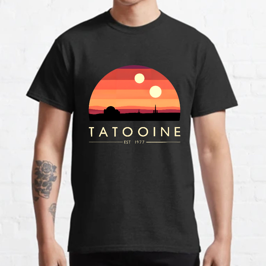 Tatooine Sunset Geeky T-Shirt
