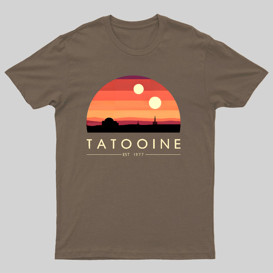 Tatooine Sunset Geeky T-Shirt