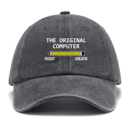 The Original Computer Print Delete Funny Graphic Printing Cotton Hat