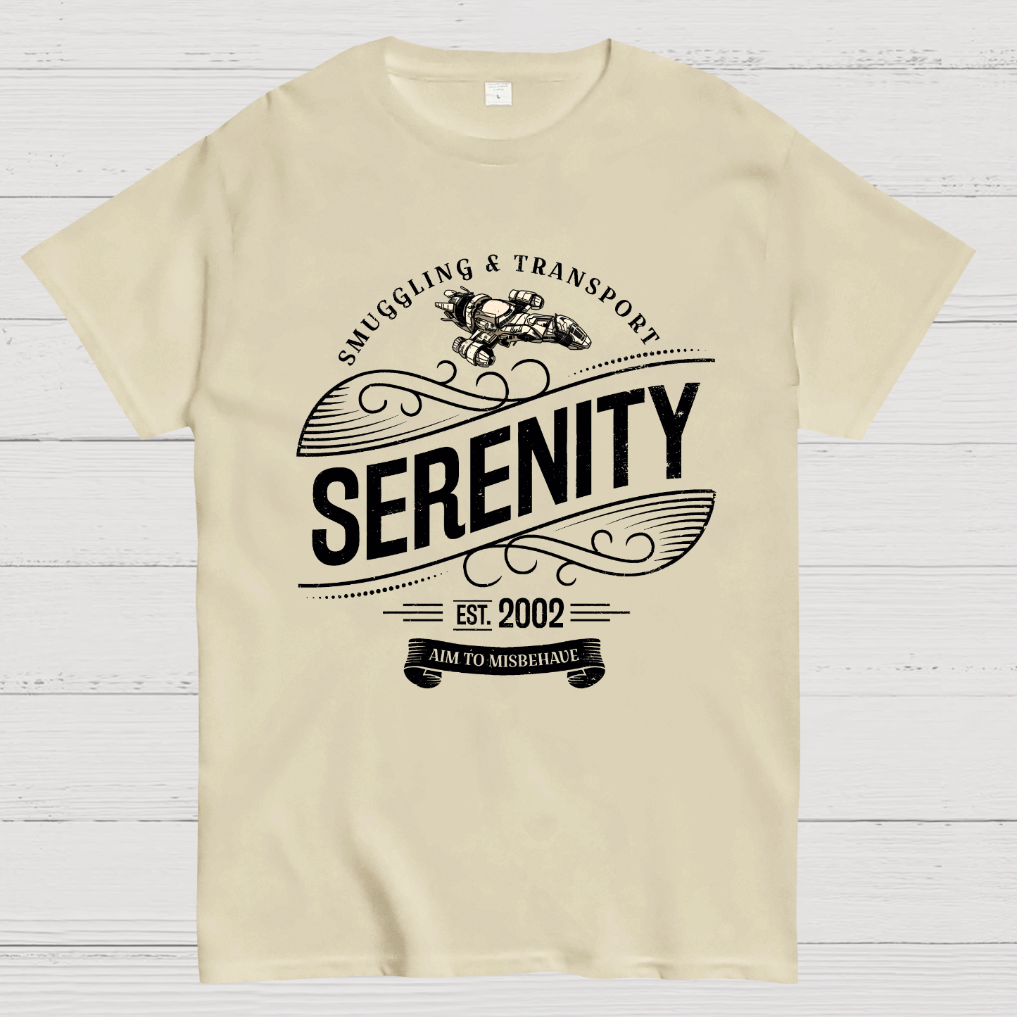 Serenity Smuggling and Transport Nerdy T-Shirt