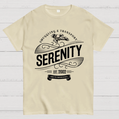 Serenity Smuggling and Transport Nerdy T-Shirt