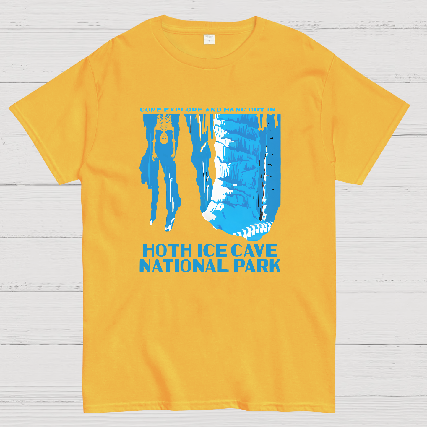 Hoth Ice Cave National Park Geeky T-Shirt