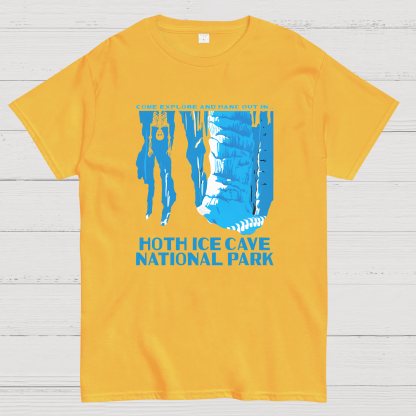 Hoth Ice Cave National Park Geeky T-Shirt