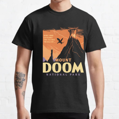 Mount Doom National Park Geeky T-Shirt
