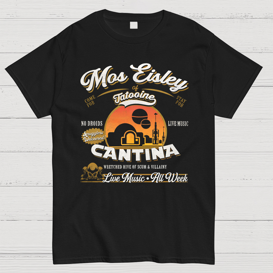 Mos Eisley Cantina Tatooine Graphic Star Wars Print T-Shirt