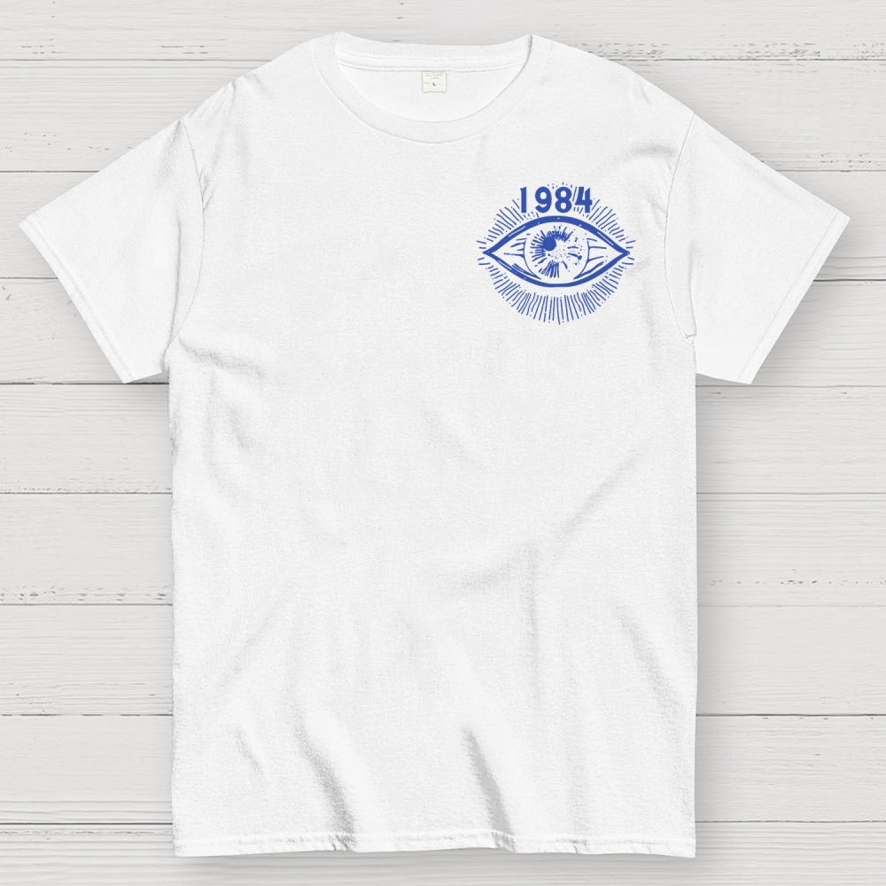 1984 Orwell Front And Back Printing Geek T-Shirt