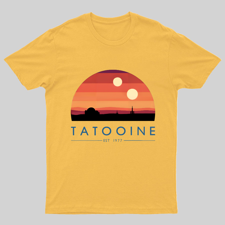 Tatooine Sunset Geeky T-Shirt